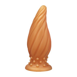 DarkSil Plug Spiral Pik XL 21 x 8 cm Or